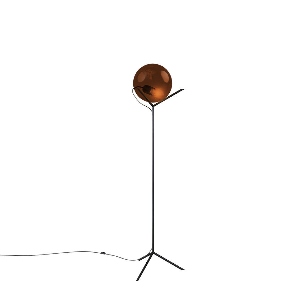 s.luce Stehlampe Braun 30x170x30 cm