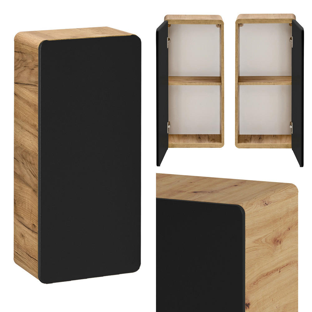 Lomado Hängeschrank Grau 35x75x22 cm