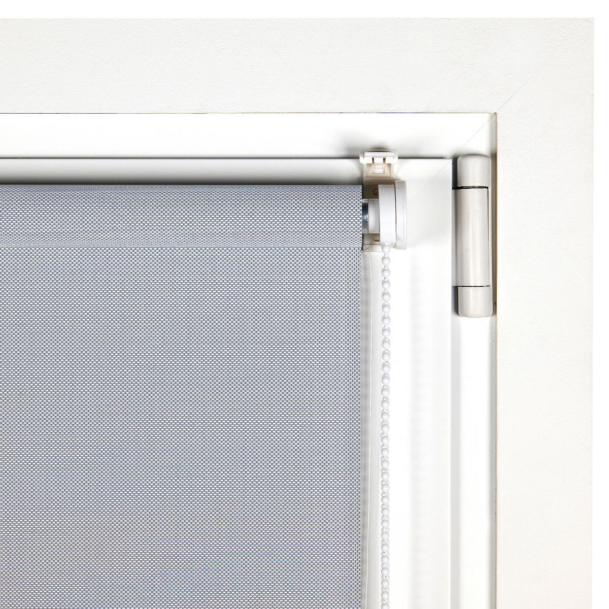 SCREEN-ROLLO without drilling Grau 90X180 - Grau, Kunststoff (90/180cm) - STORESDECO