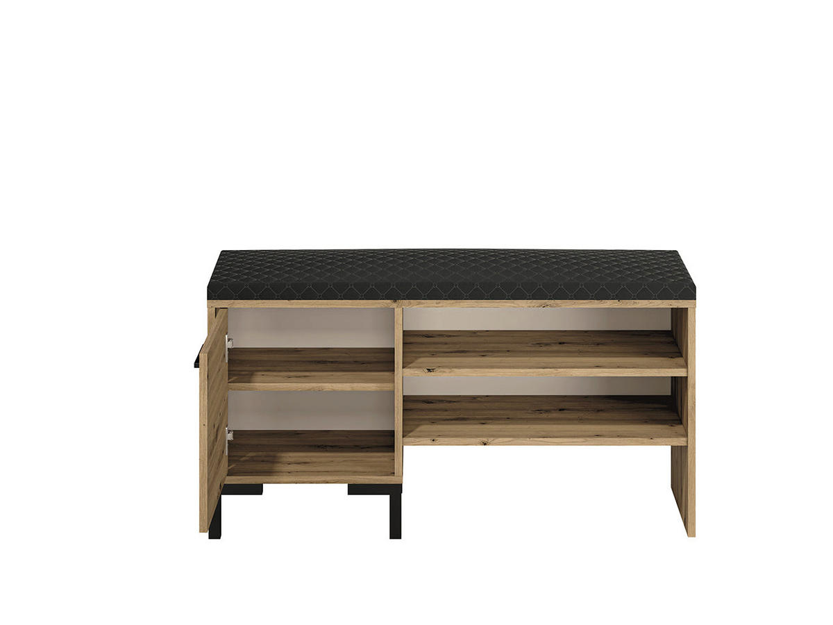 SCHUHSCHRANK – 105 cm – Nevio – Eichefarben - Eichefarben, Holzwerkstoff (105/54/34cm) - hi-markt