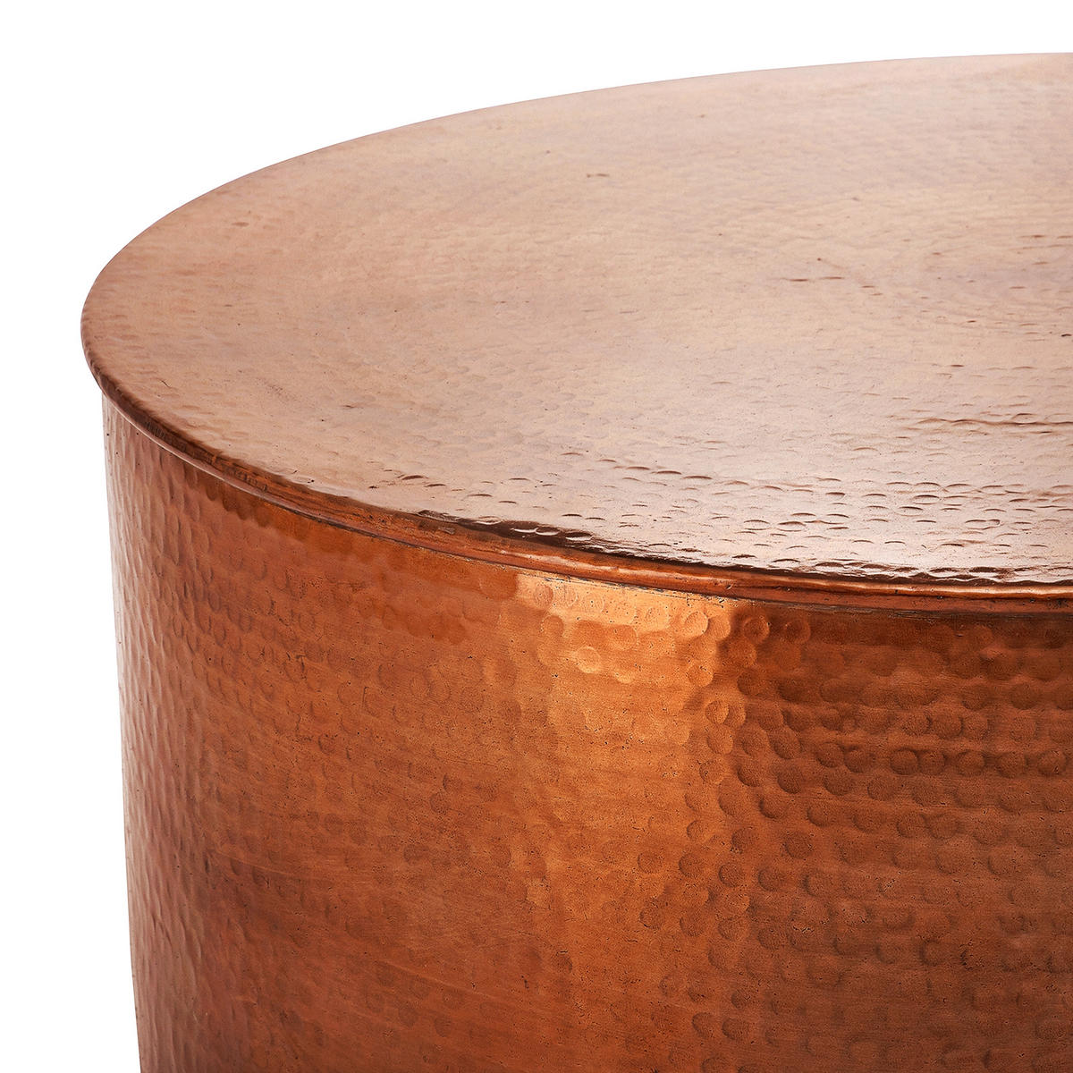 COUCHTISCH - Bronzefarben, Metall (76/76/32cm) - WOMO-DESIGN