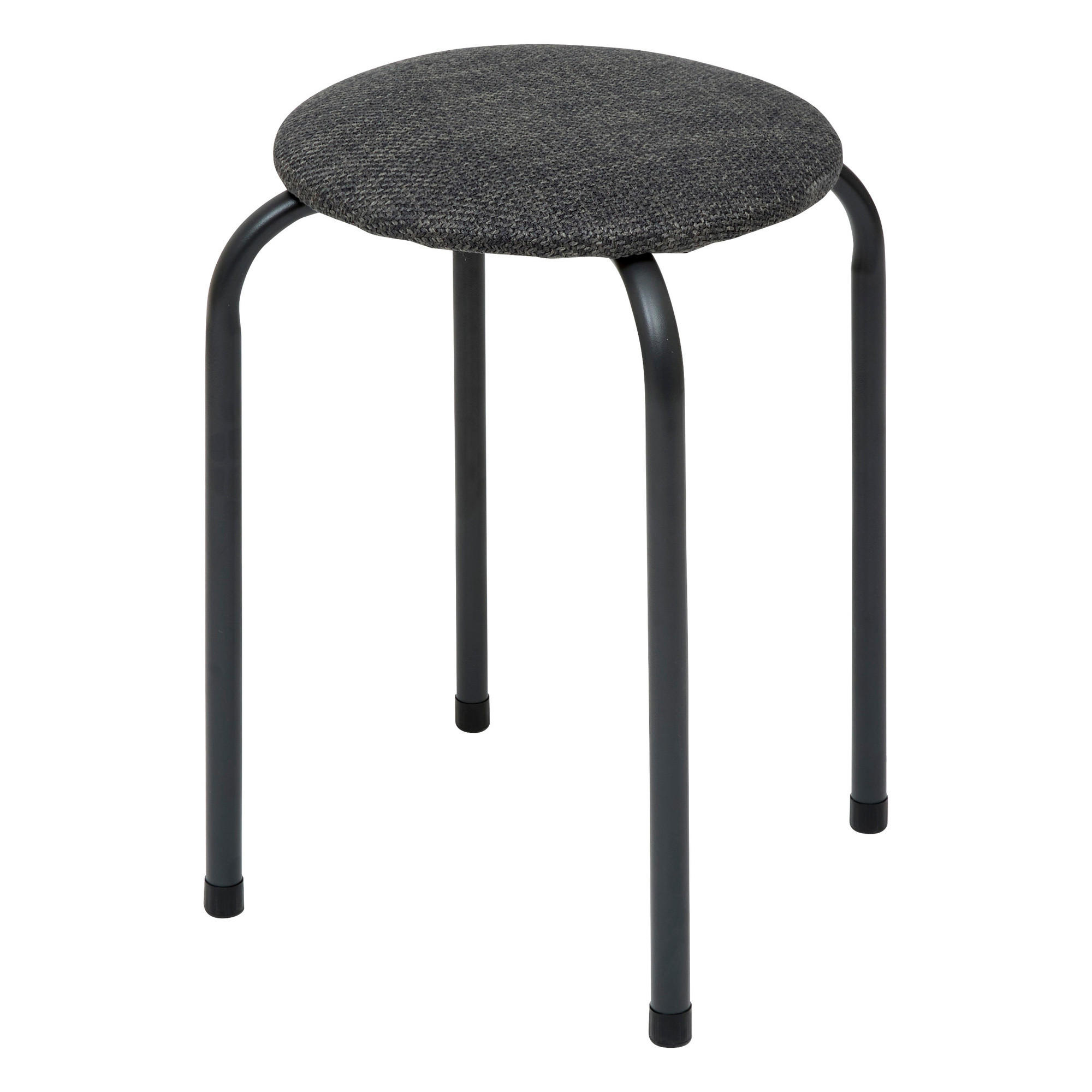 5five Simply Smart Hocker Schwarz 38x46x38 cm