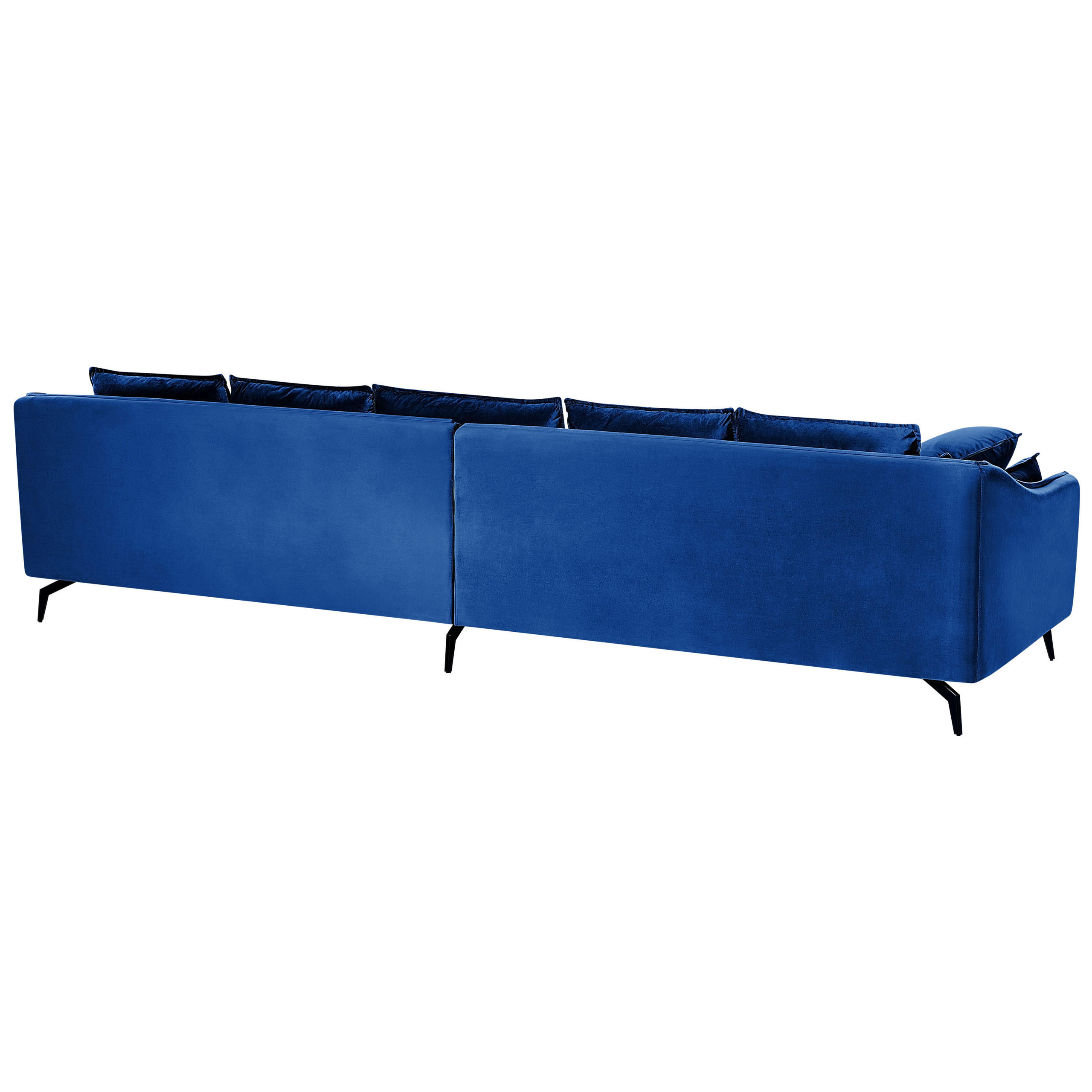 Beliani 4-Sitzer-Sofa Hellblau 342x77x106 cm