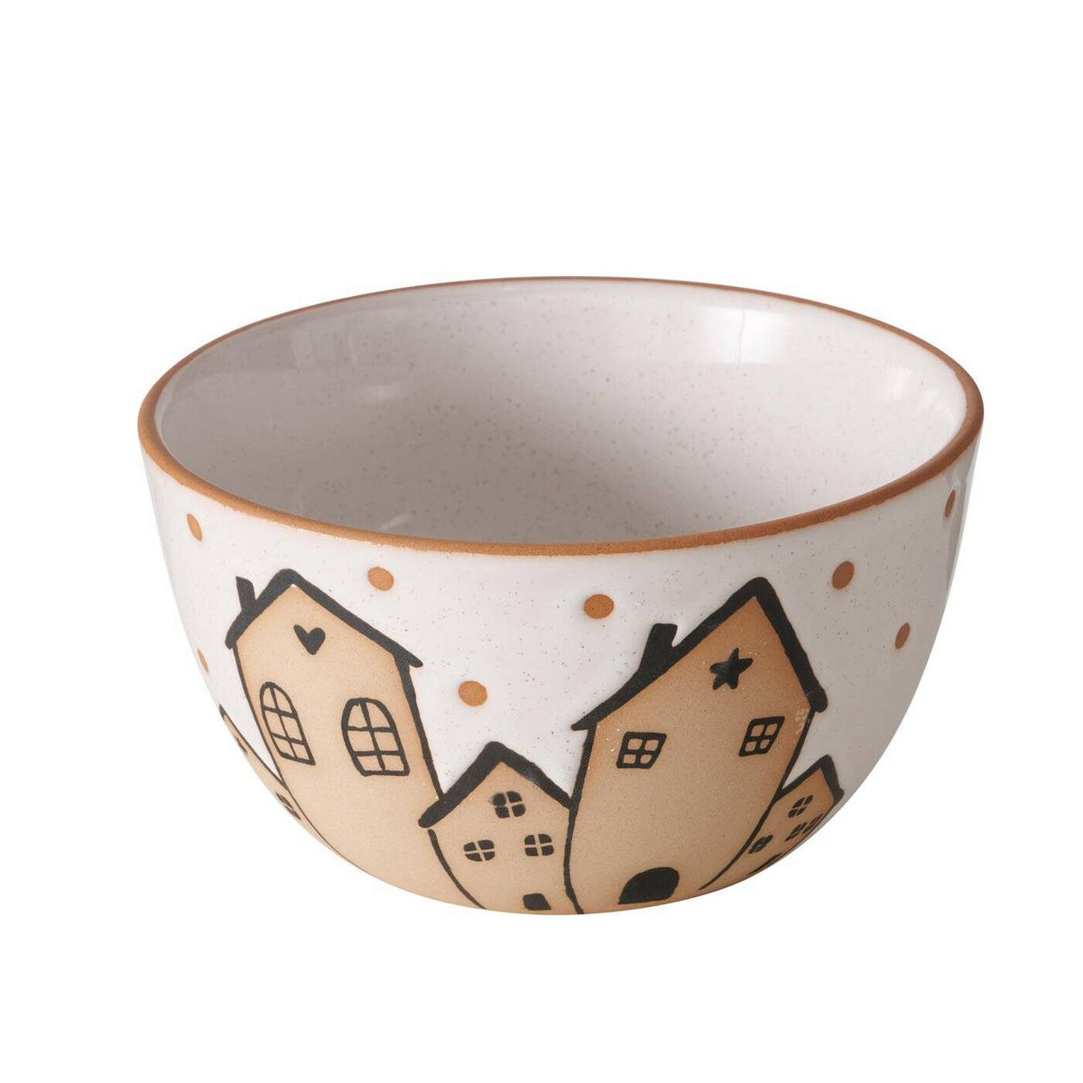 KERAMIKSCHALE Inken Ø15 cm - Multicolor, Keramik (15.5/8.5cm) - Boltze Home