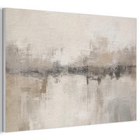 AKUSTIKBILD Moderne Kunst - Abstrakt - Beige Akustikpaneele 90x60 cm - Beige, Kunststoff (90/60/0.9cm) - MuchoWow