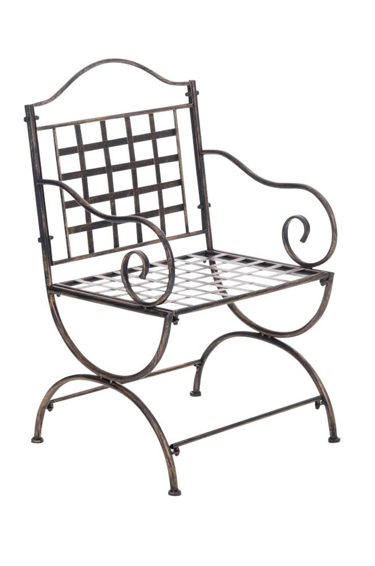 GARTENSTUHL Loma bronze - Braun, Metall (56/53/92cm) - TPFGarden