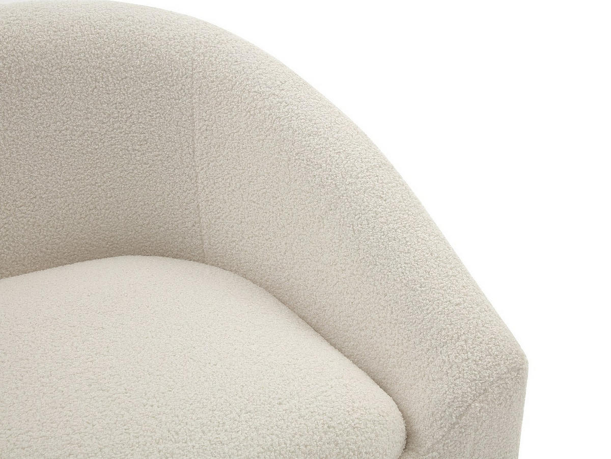 SOFA - 2 Personen - stoff - weiß Ossana - Weiß, Textil (137/74/74cm) - Vente-Unique