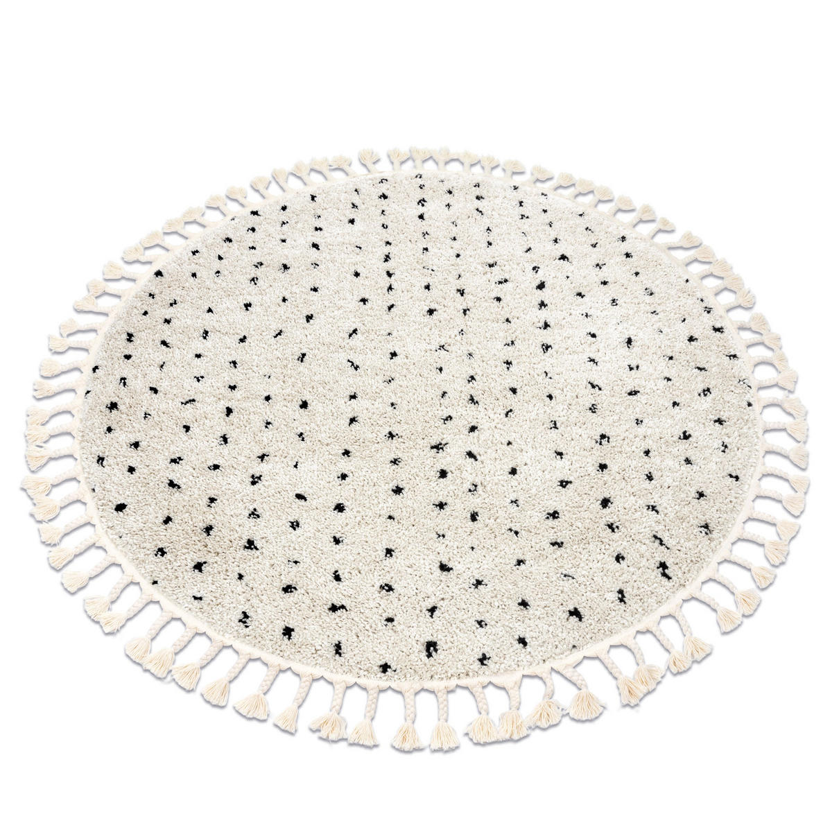 TEPPICH Berber 160 cm - Creme, Textil (160/160cm) - rugsX