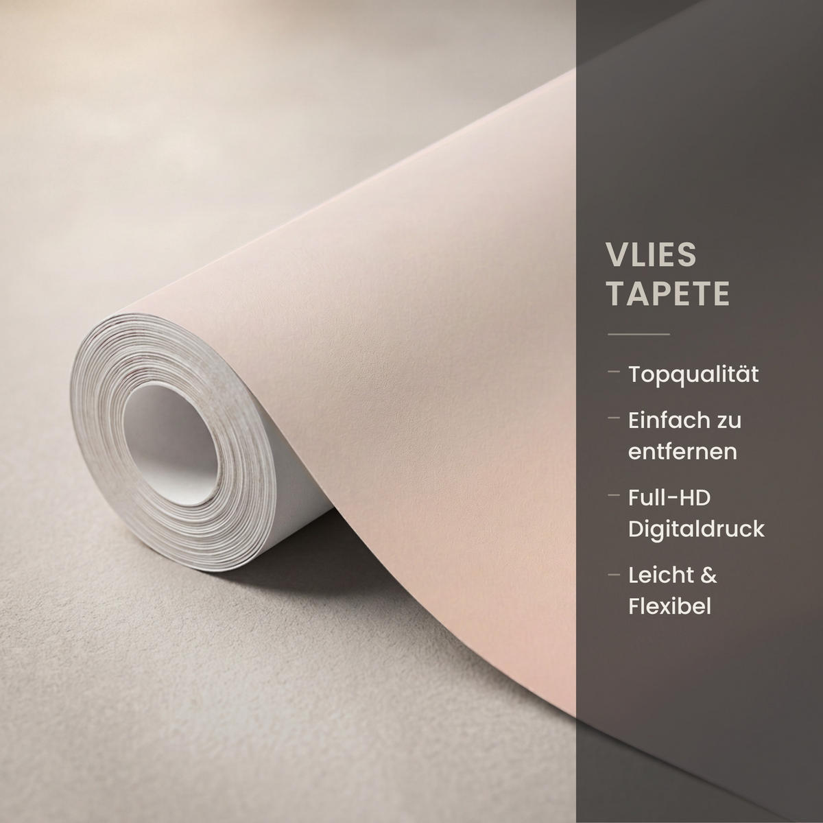 TAPETE - Gras - Feld - Sonne - Natur - 450x200 cm - Sandfarben, Papier (450/200cm) - OnlyWow