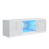 LOWBOARD NUDO 120/38,5/39 cm, Weiß - Weiß, Holzwerkstoff (120/38.5/39cm) - MASSENO