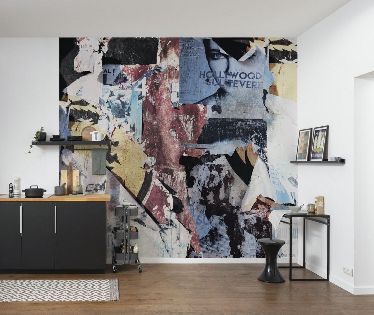 FOTOTAPETE Kunstwerk 300 x 280 cm - Multicolor, Papier (300/280cm) - Sanders & Sanders