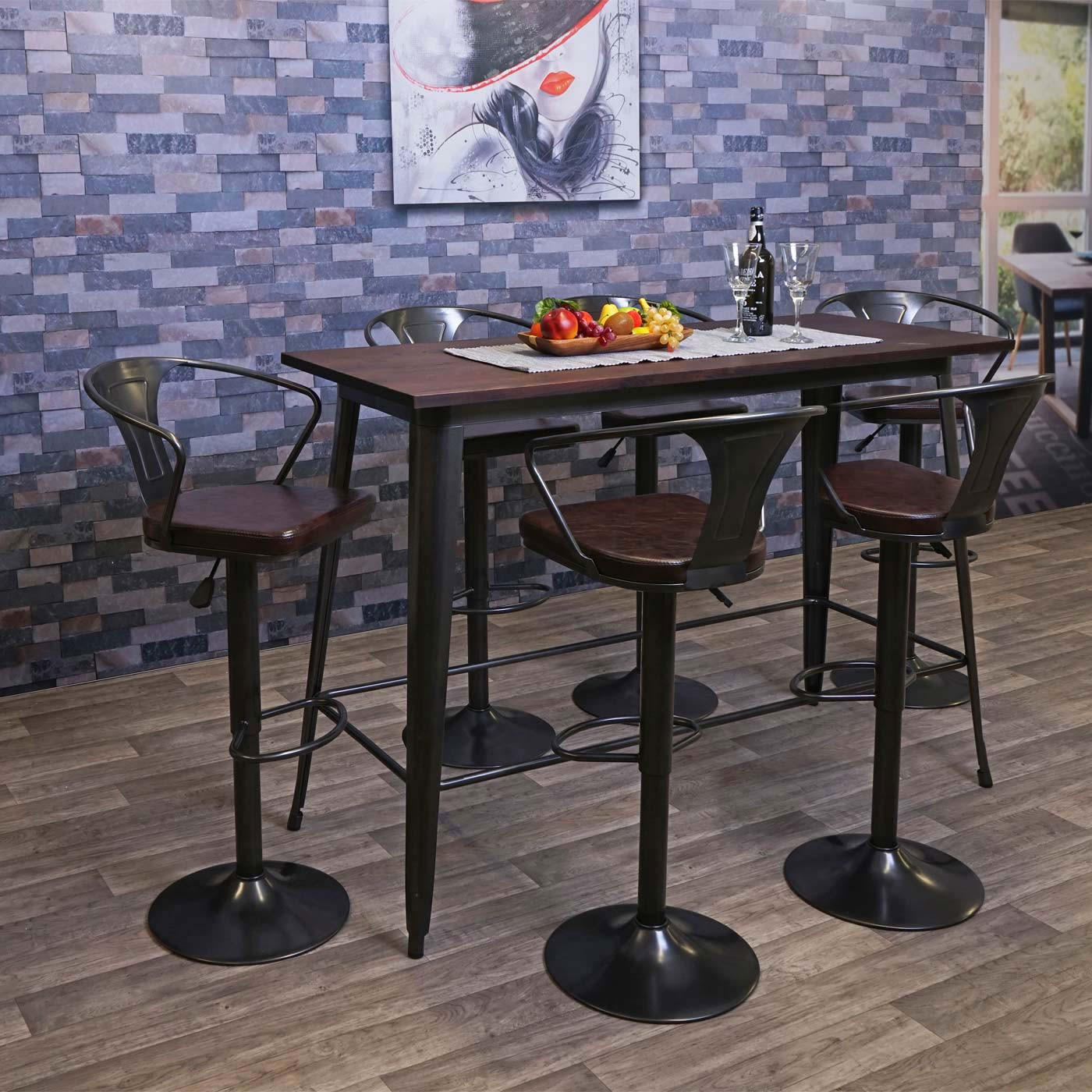 BARTISCH rechteck Braun - Braun, Holz (147/106/60cm) - MCW