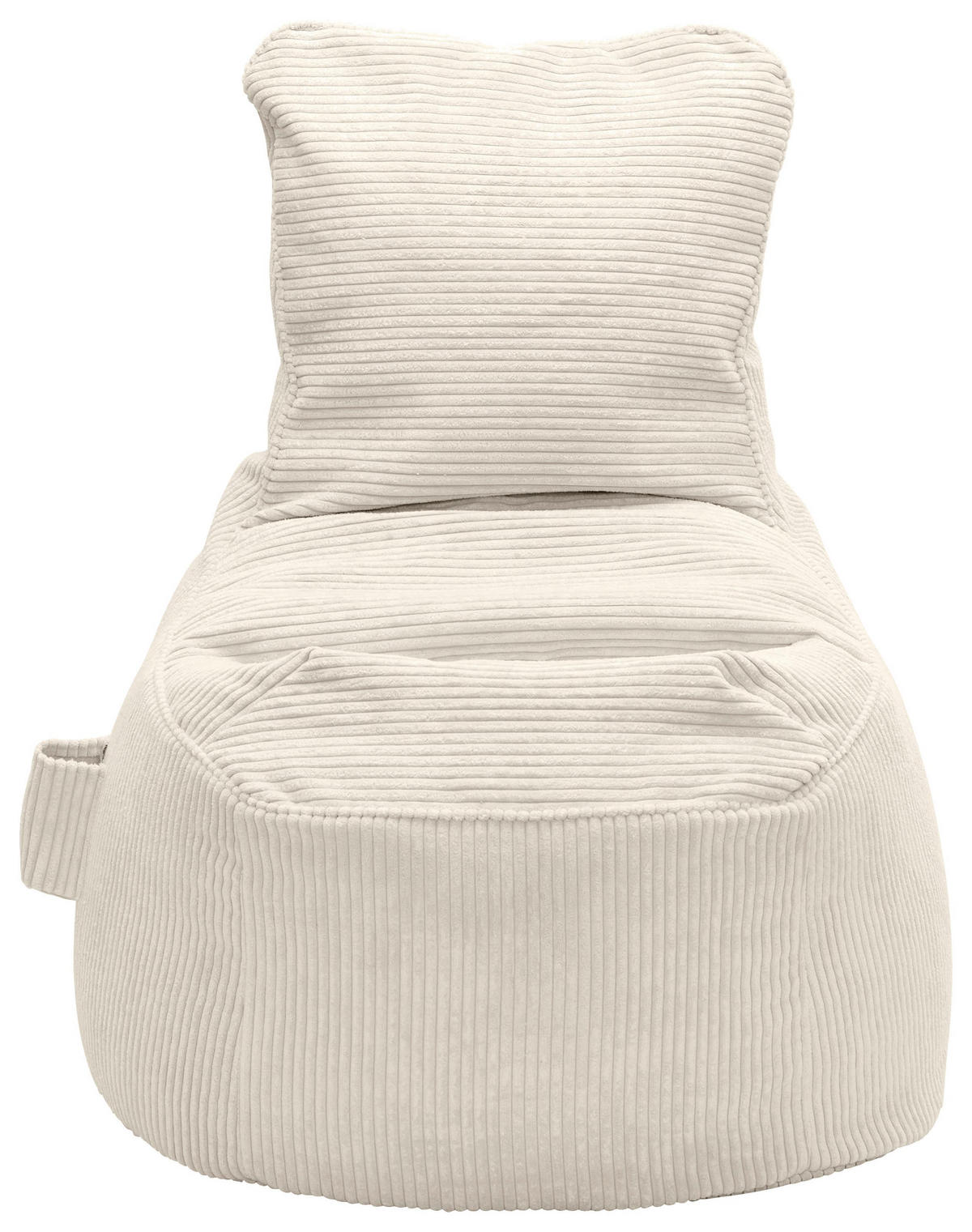 SITZSACK Cortona Cord Weiß - Weiß, Textil (85/100/85cm) - Mömax