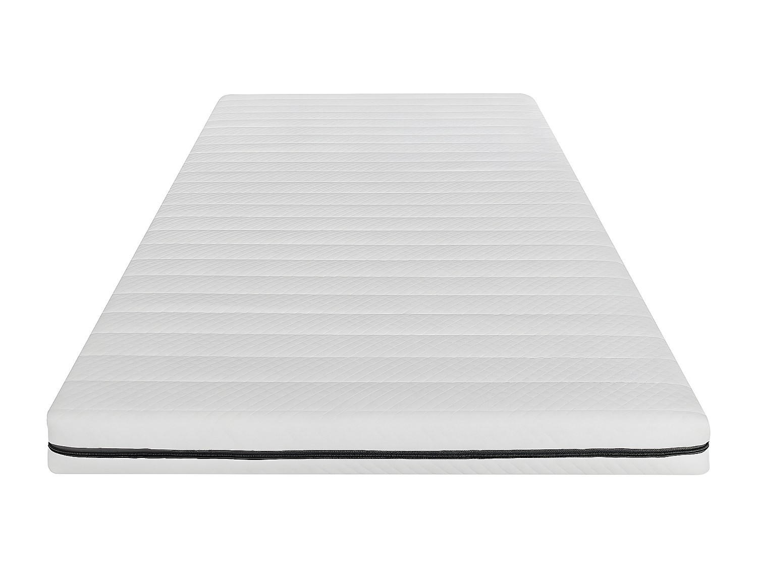 STANDARDMATRATZE - 1 Person - Stoff - Weiß - - Weiß, Textil (90/190cm) - Vente-Unique