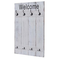 WANDGARDEROBE WELCOME SHABBY Cremeweiß - Weiß, Holz (60/90/8cm) - MCW
