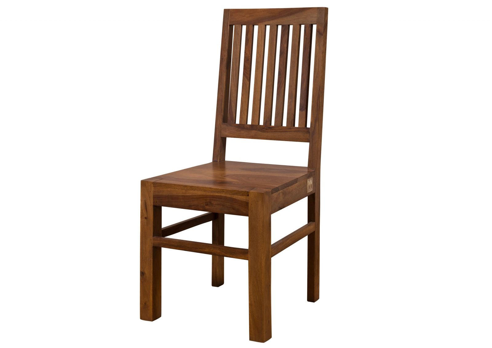 STUHL Sheesham 45x45x100 noble unique lackiert SYDNEY #132 - Braun, Holz (45/100/45cm) - Massivmoebel24