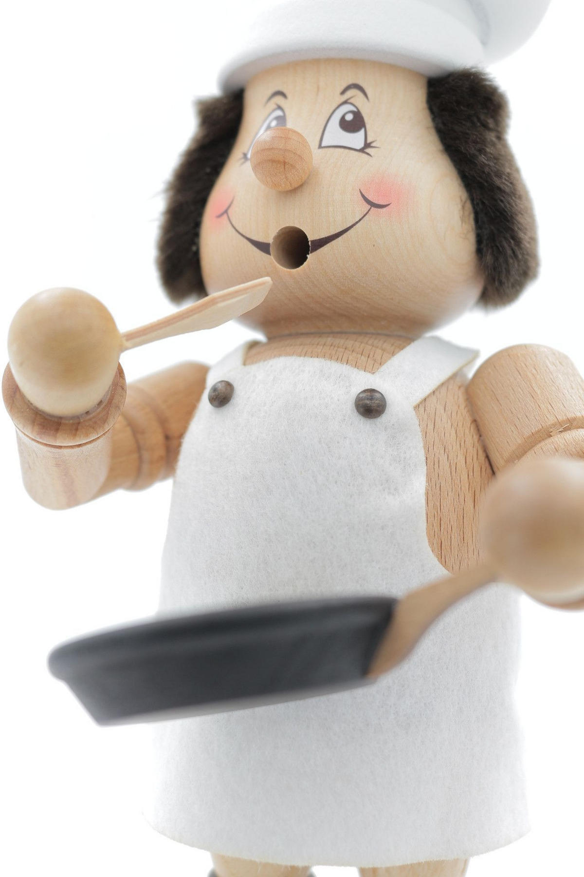 RAUCHFIGUR Wichtel Koch 23 cm - Multicolor, Holz (11/26/0.1cm)