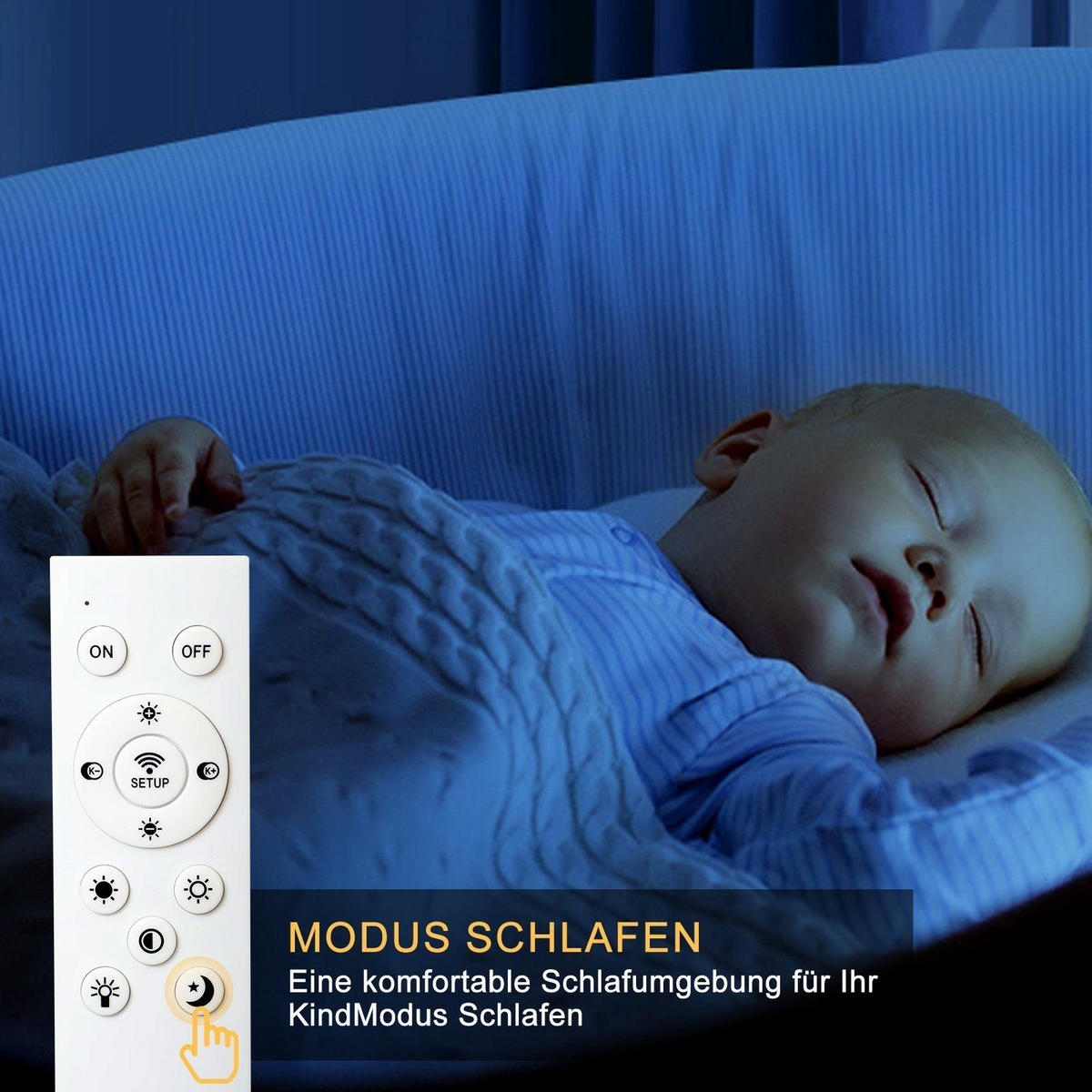 LED-DECKENLEUCHTE Nils 58/43/5 cm - Schwarz, Metall (58/43/5cm) - Nettlife