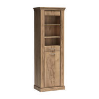 VITRINE Antica New AN-11 67 x 198 x 42 cm Kraft Gold - Wildeiche, Holzwerkstoff/Metall (67/198/42cm) - Koseto