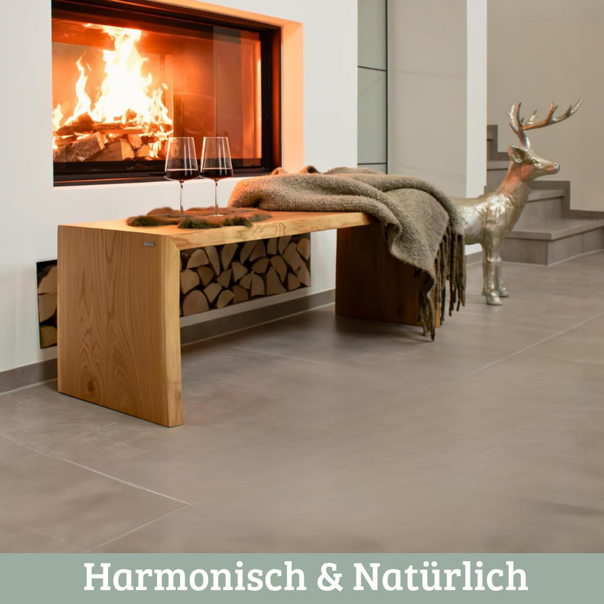 HOLZBANK EGON Eiche Massiv mit Baumkante 140x40x45 cm - Braun, Holz (140/45/40cm) - DELUKE
