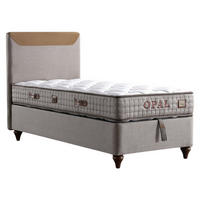 POLSTERBETT Opal Braun 100x200 Braun - Braun, Textil/Metall (100/200cm) - Villa Möbel