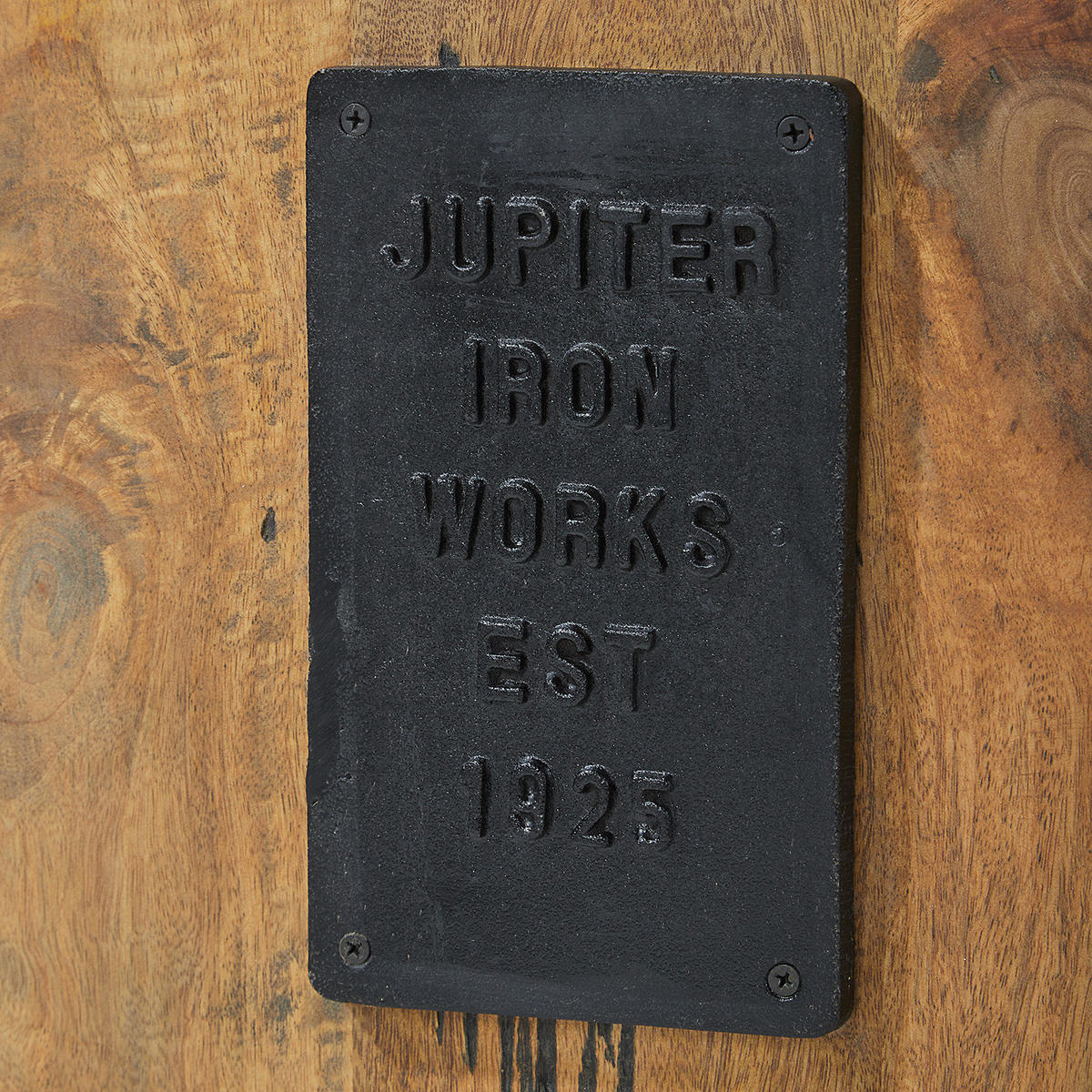 WASCHBECKENUNTERSCHRANK - Mango massiv / Eisen - Mango / Schwarz - Braun, Holz/Metall (120/60/40cm) - home24