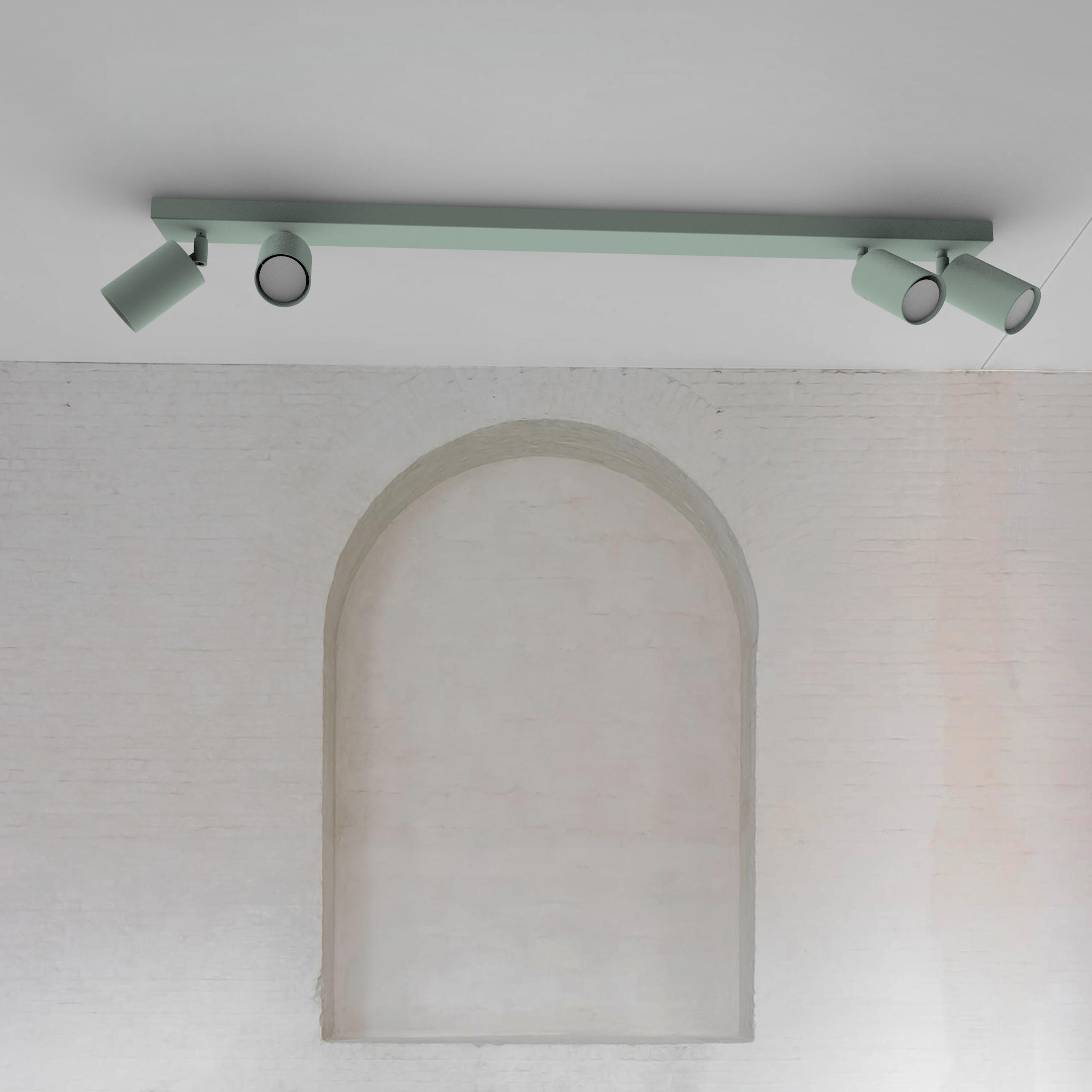 DECKENLEUCHTE - Grün, Metall (6/100/6cm) - Lumicom