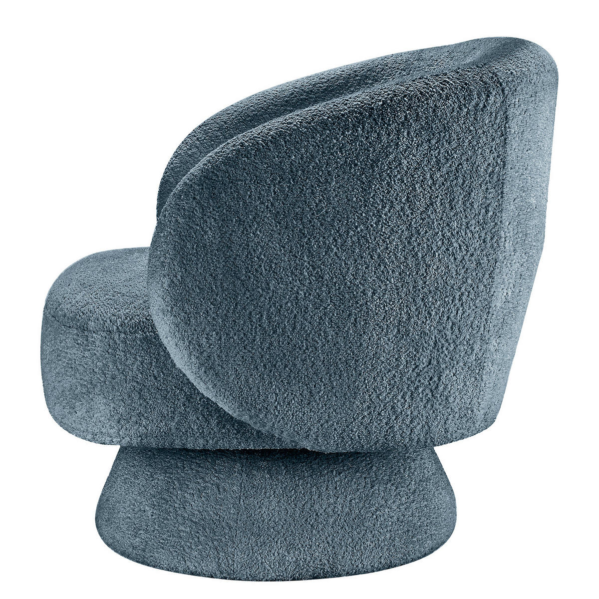 DREHBARER LOUNGESESSEL - Blau, Textil (78/71/76cm) - home24