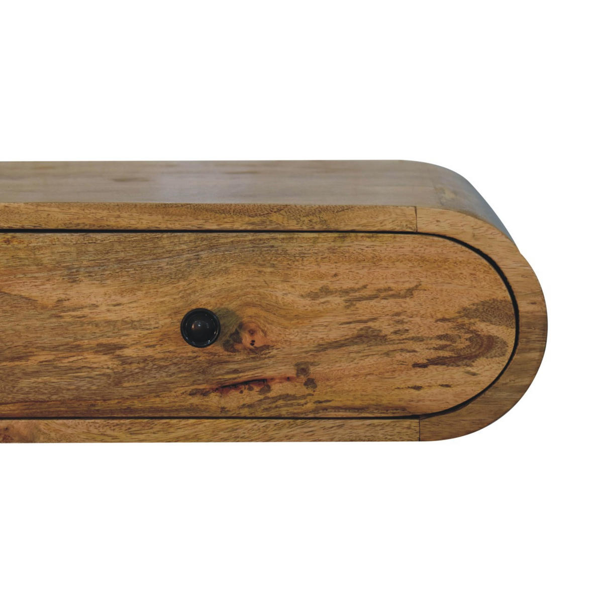 KONZOLNI STOL Contour, zidni - smeđa, drvo (80/15/32cm) - Artisan Furniture