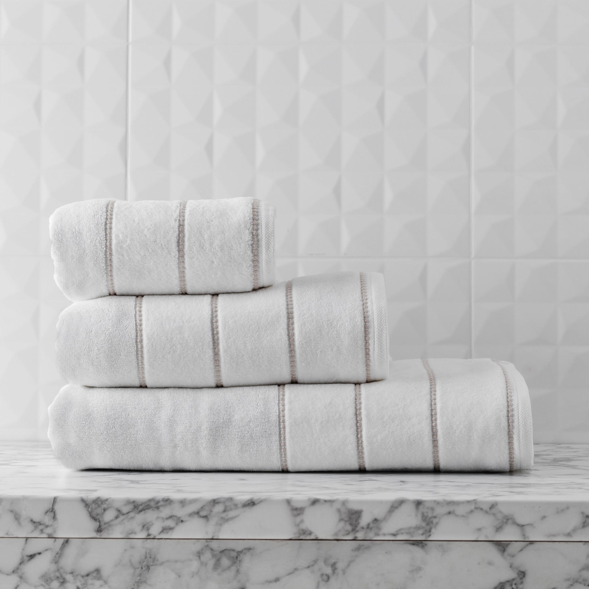 HANDTUCH Velly - Weiß, Textil (50/90cm) - home&you