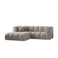 ECKSOFA L-form Sofa Grand modular stoff Haga Hellgrau Links - Hellgrau, Holz (179/227cm) - Kaiser Möbel