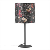 TISCHLAMPE Luca Tl Flo 004 - Multicolor/Schwarz, Metall (18/18/36.5cm) - Paco Home