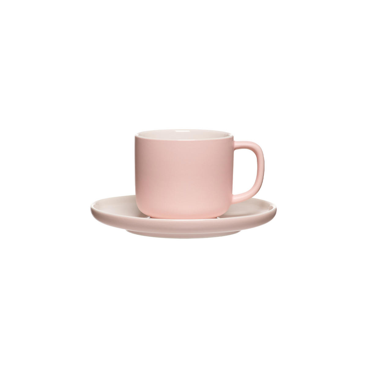 KAFFEETASSEN MIT UNTERTASSEN Jasper Rosa 240 ml 4er Set - Rosa, Keramik (15/9/15cm) - Ritzenhoff Breker