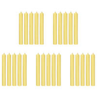 STABKERZE (25er Set) Rainbow - Gelb, Paraffin (2.2/18/2.2cm) - Butlers