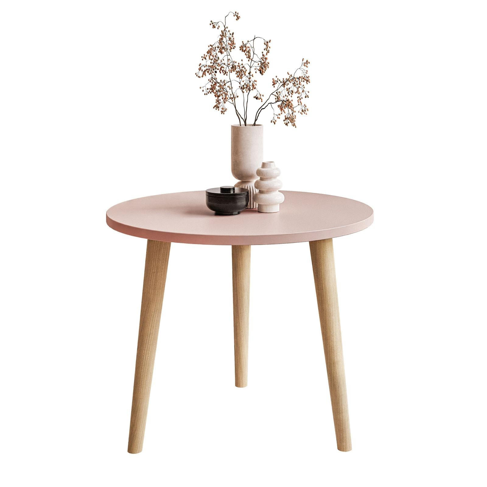 COUCHTISCH HARMONY Natürlich Rosa - Rosa, Holzwerkstoff (67/67/49cm) - Lookway