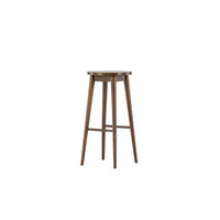 BARHOCKER MOLLOSAND Braun 36x36x75 cm - Braun, Holz (36/75/36cm) - FURNLUX
