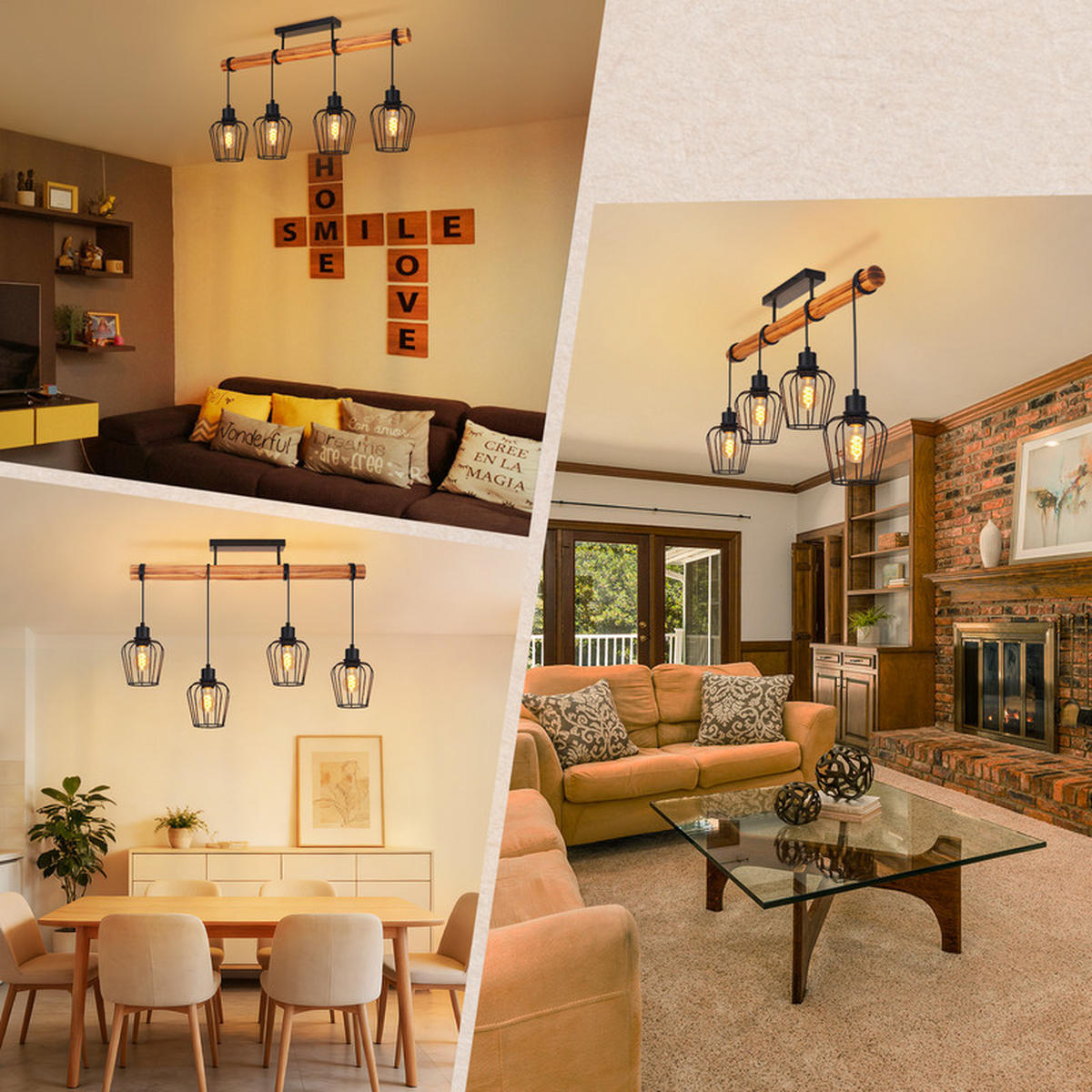 STROPNÍ lampa 13/48/80 cm - černá, kov (48/13/80cm) - Nettlife