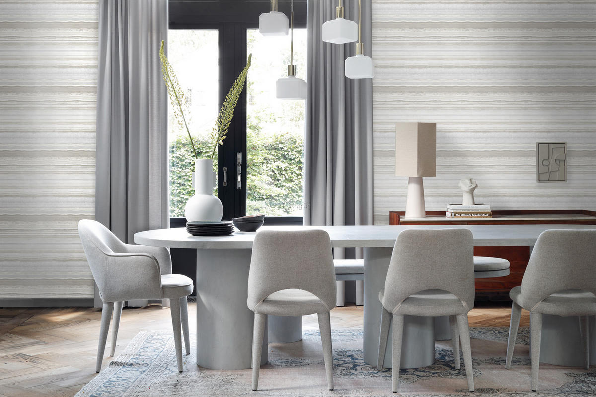 TAPETE Marmor-Optik 53 cm x 10.05 m - Beige, Papier (53/1000cm) - Origin Wallcoverings
