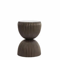 BEISTELLTISCH Mizurina Bronze 34/34/49 cm - Bronzefarben, Metall (34/34/49cm) - Light & Living