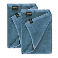 DUSCHTUCH AUS 100 % BAUMWOLLE SENSE 2ER SET - Blau, Textil (70/140cm) - Schöner Wohnen