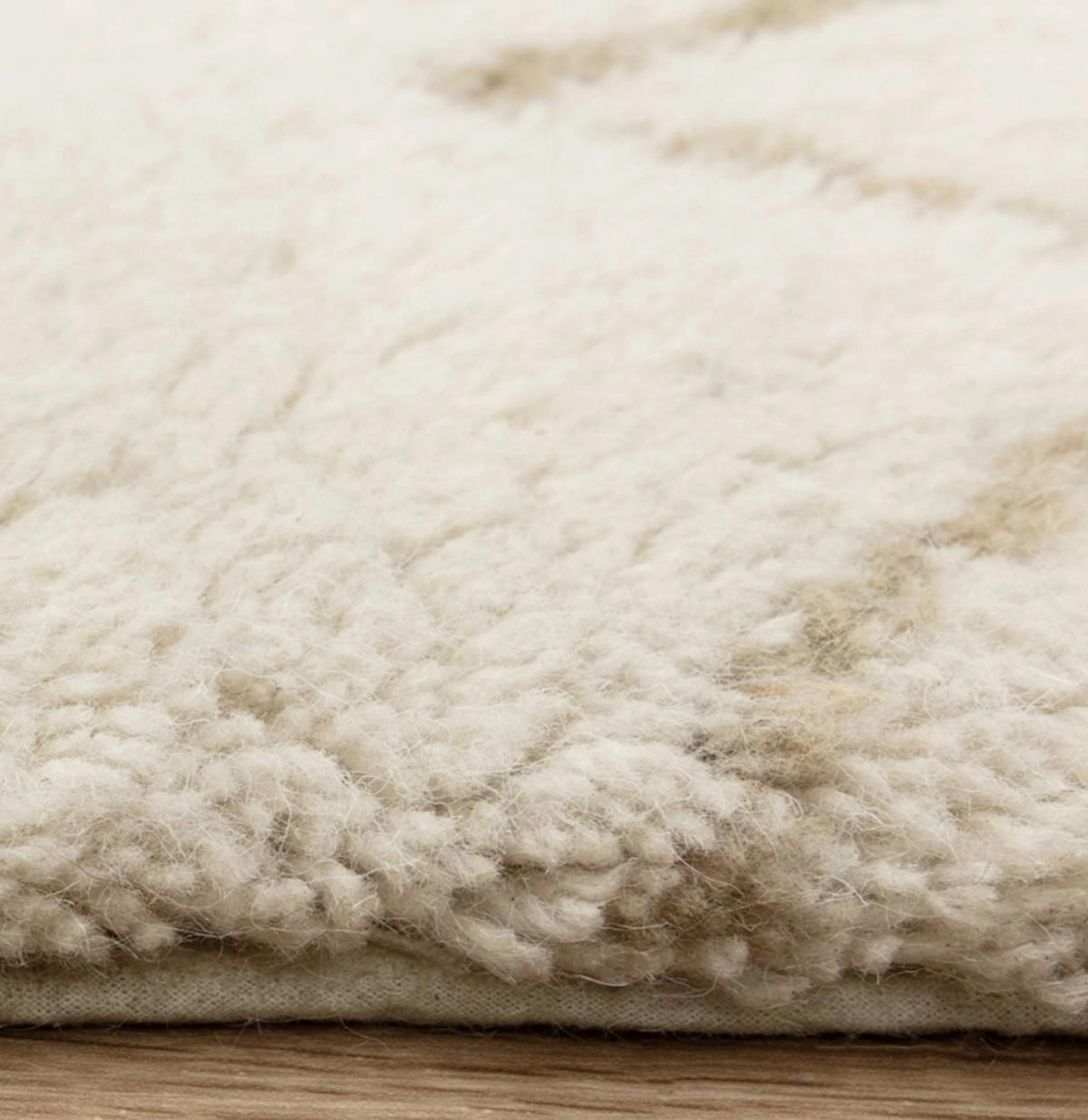 TEPPICH handgetuftet Berber Wolle HATCH Beige 200x290 cm - Beige, Naturmaterialien (200/290cm) - Novatrend