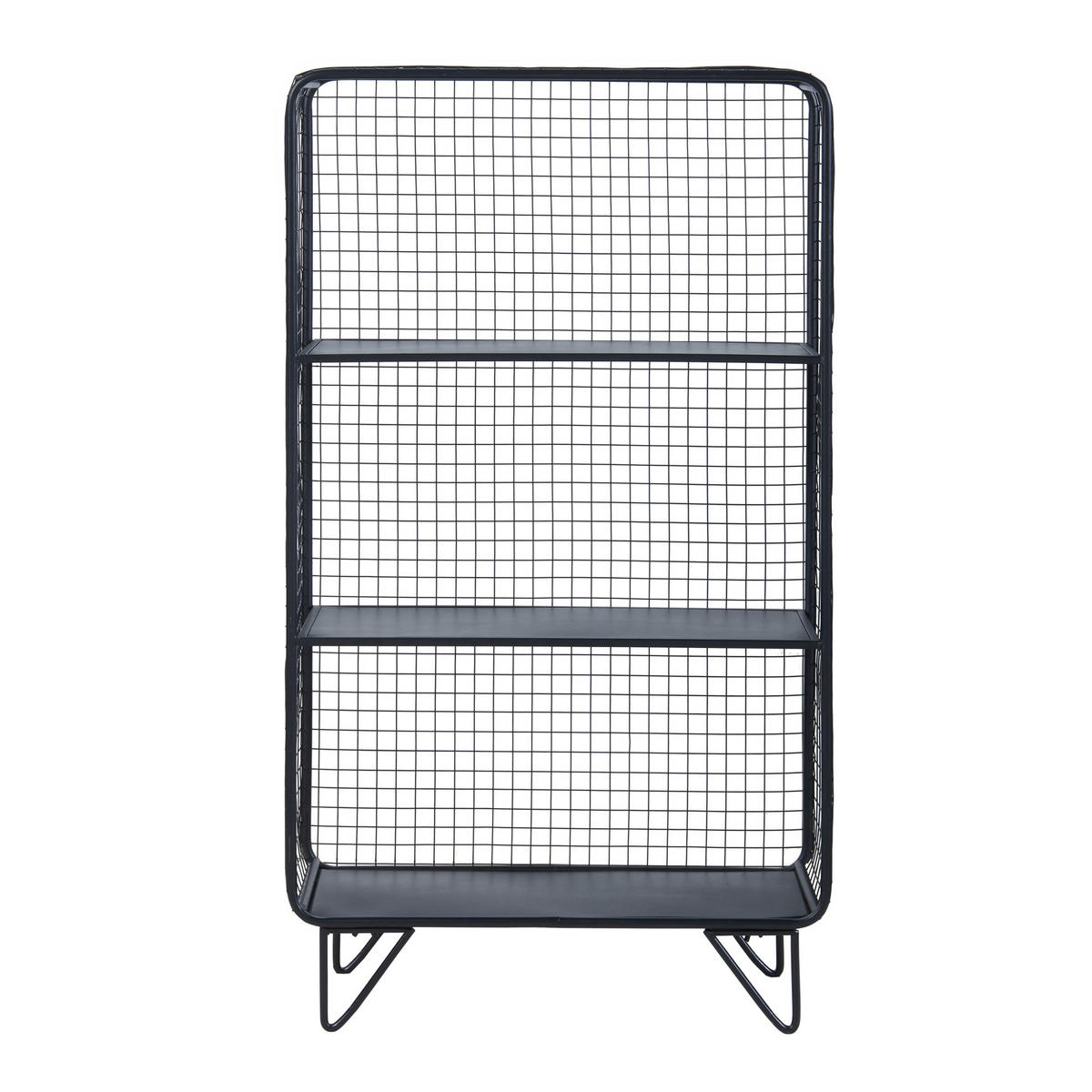 STANDREGAL Volda - Schwarz, Metall (50/90/19cm) - [en.casa]
