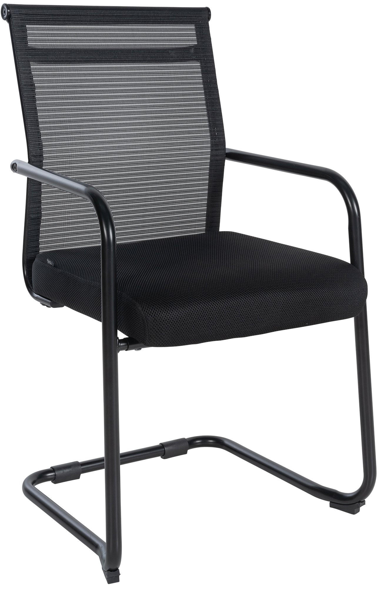 Deluke Besucherstuhl Schwarz 55x95x51 cm