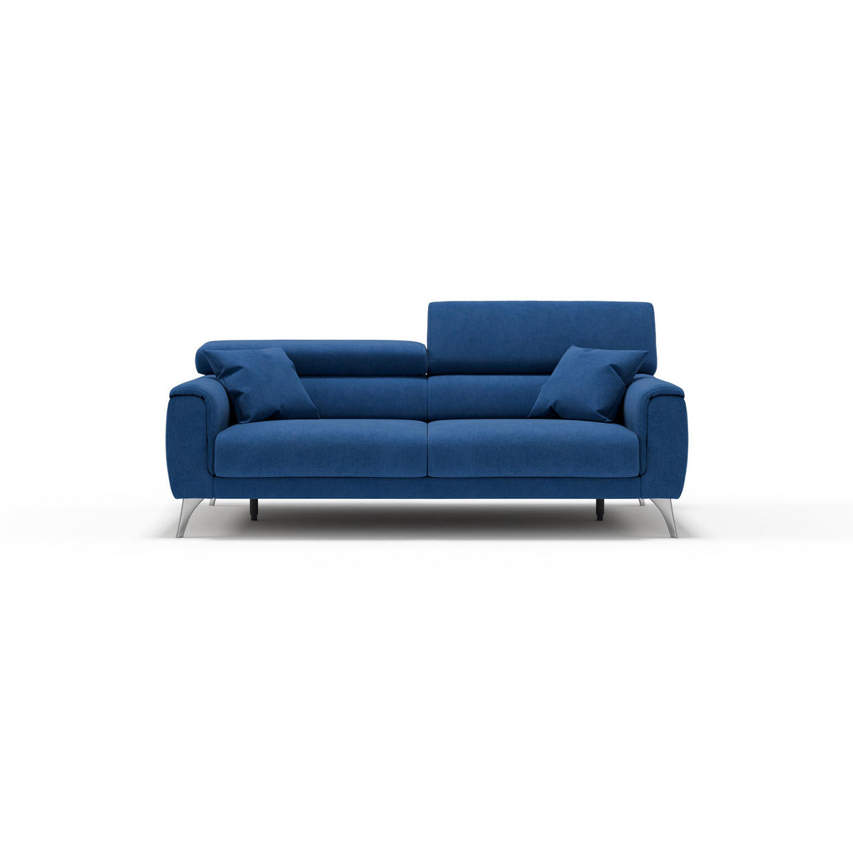 LINEARSOFA Caravaggio - Blau, Textil (199/73/102cm) - Divani.store