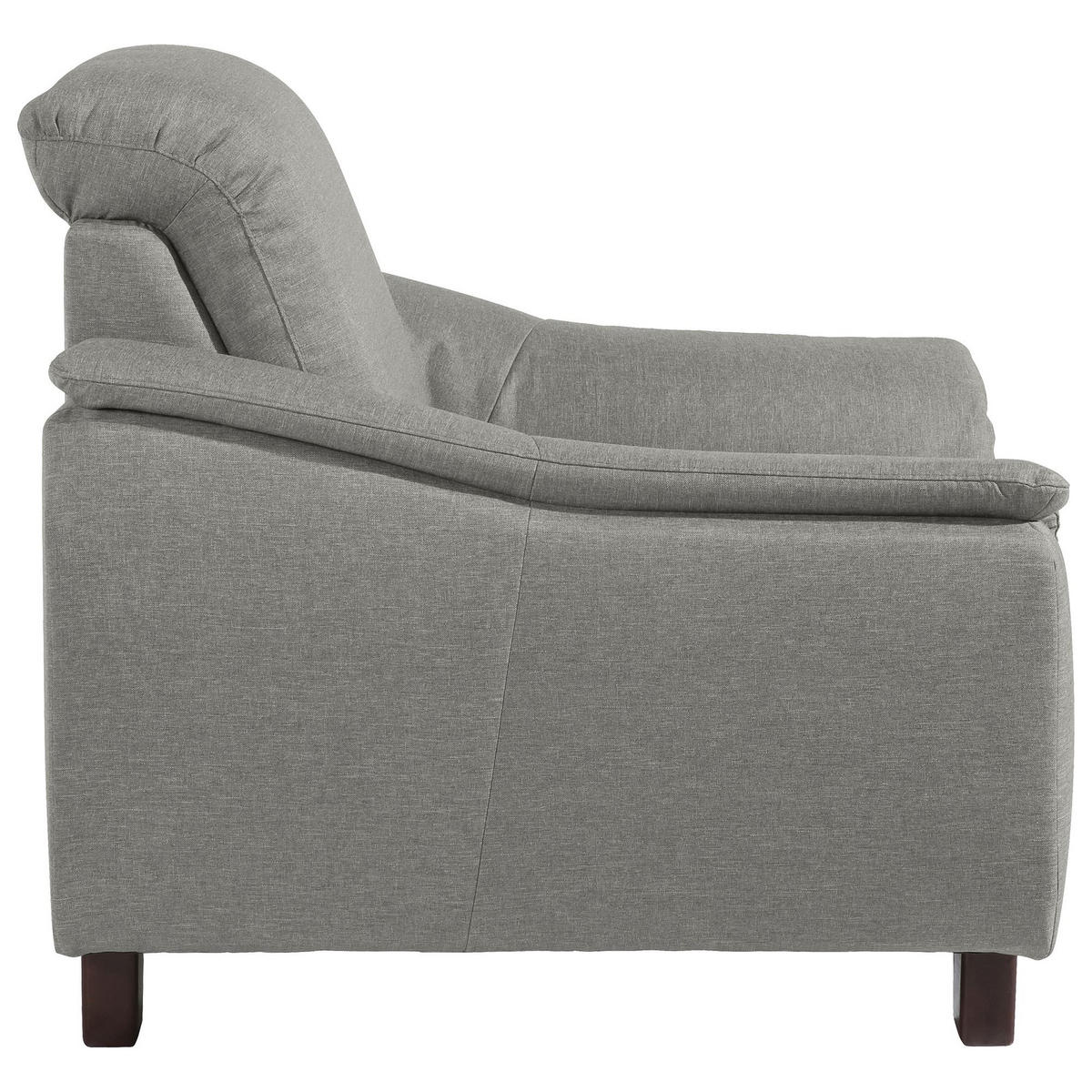 POLSTERSESSEL Kaylil Flachgewebe hellgrau - Hellgrau, Kunststoff (87/82/100cm) - 58aufmkessel