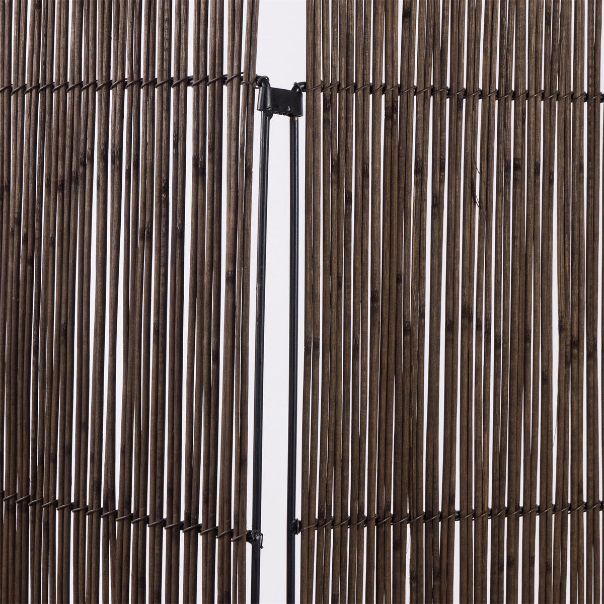 RAUMTEILER Spike 3-tlg. Weidenholz, klappbar braun - Braun, Naturmaterialien (120/170/6cm) - CREEDWOOD