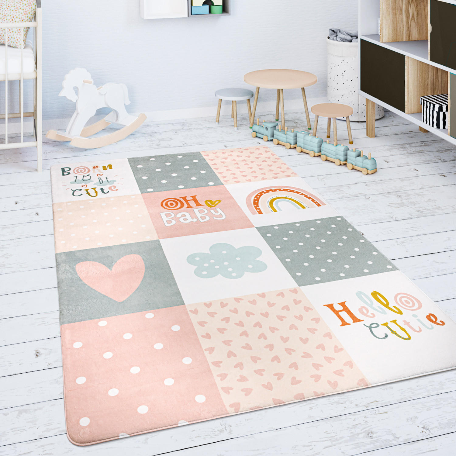 KINDERTEPPICH 80/150 cm Chicos 554 - Pink, Textil (80/150cm) - Paco Home
