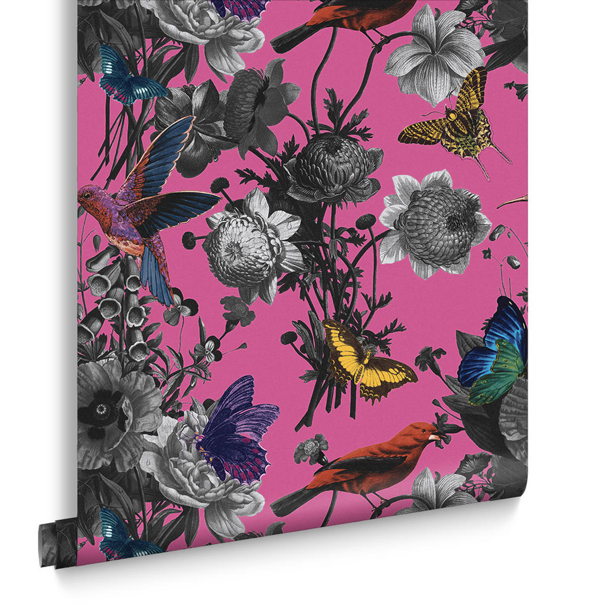 VLIESTAPETE Jardin - Pink, Papier/Kunststoff (52/1005cm) - Graham & Brown