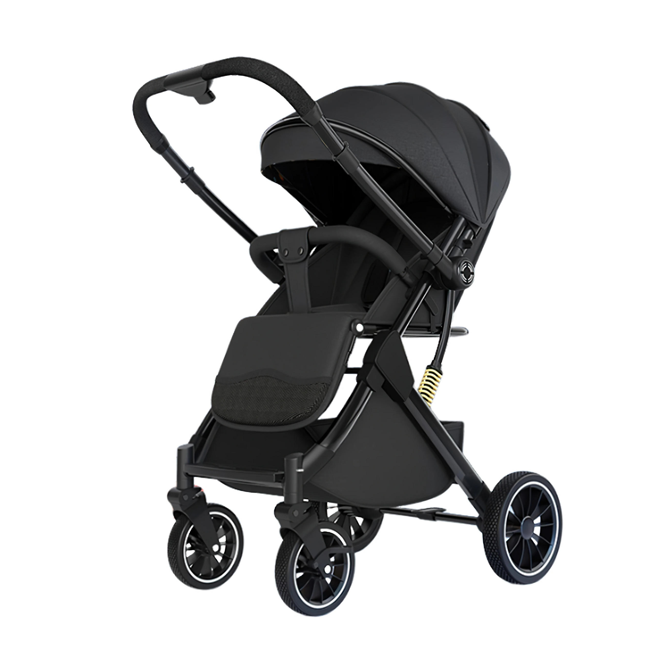 KINDERWAGENSET für Reisesystem, Schwarz - Schwarz, Metall (80/60cm) - Kaket