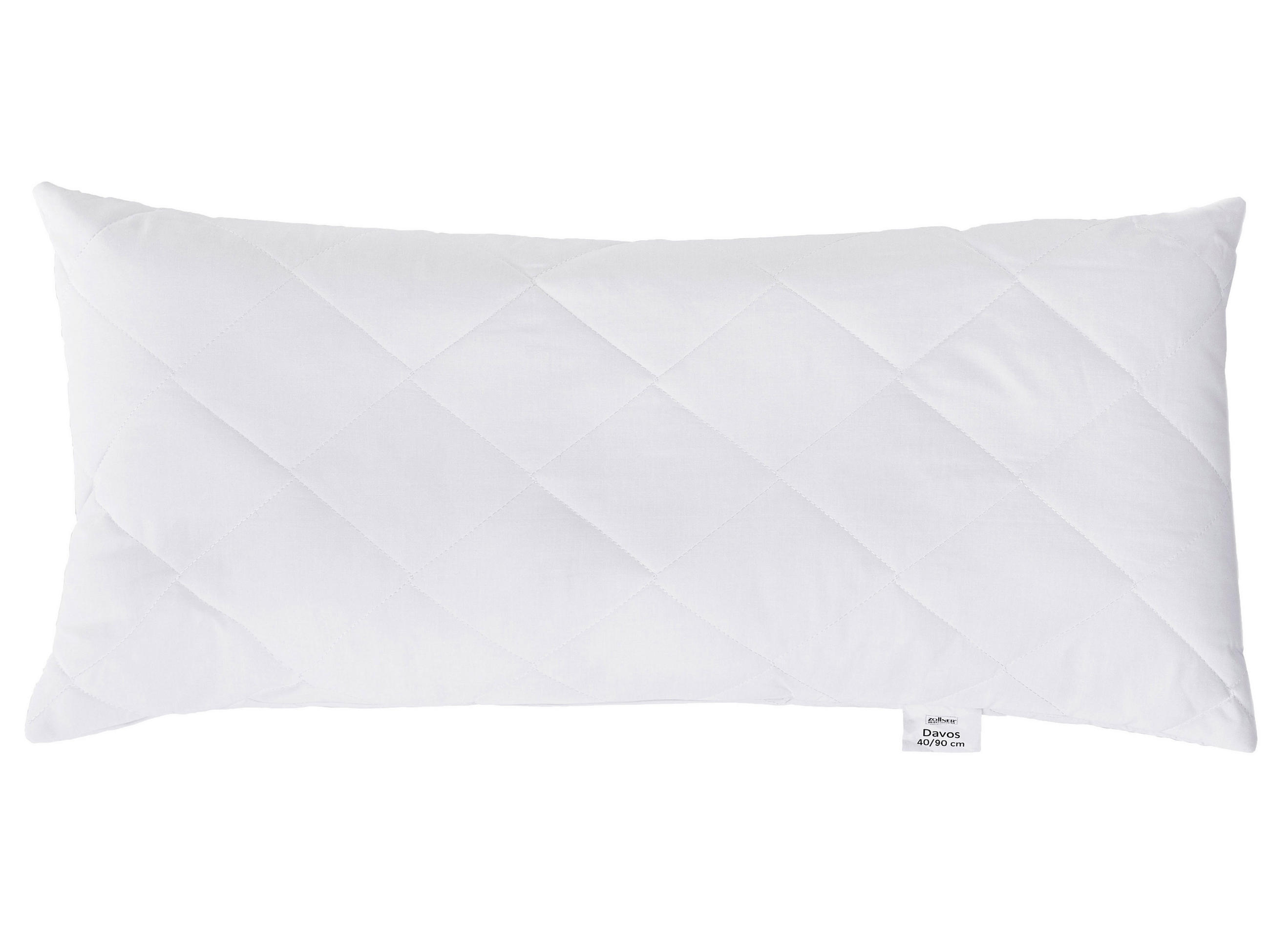 KISSEN, 40x90 cm, 50% Polyester, 50% Baumwolle, Weiß - Weiß, Textil (40/90cm) - Zollner